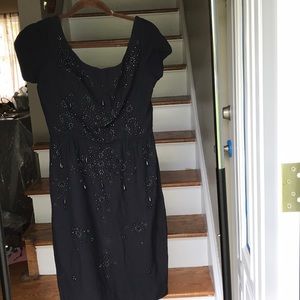 Handmaiden beaded black dress